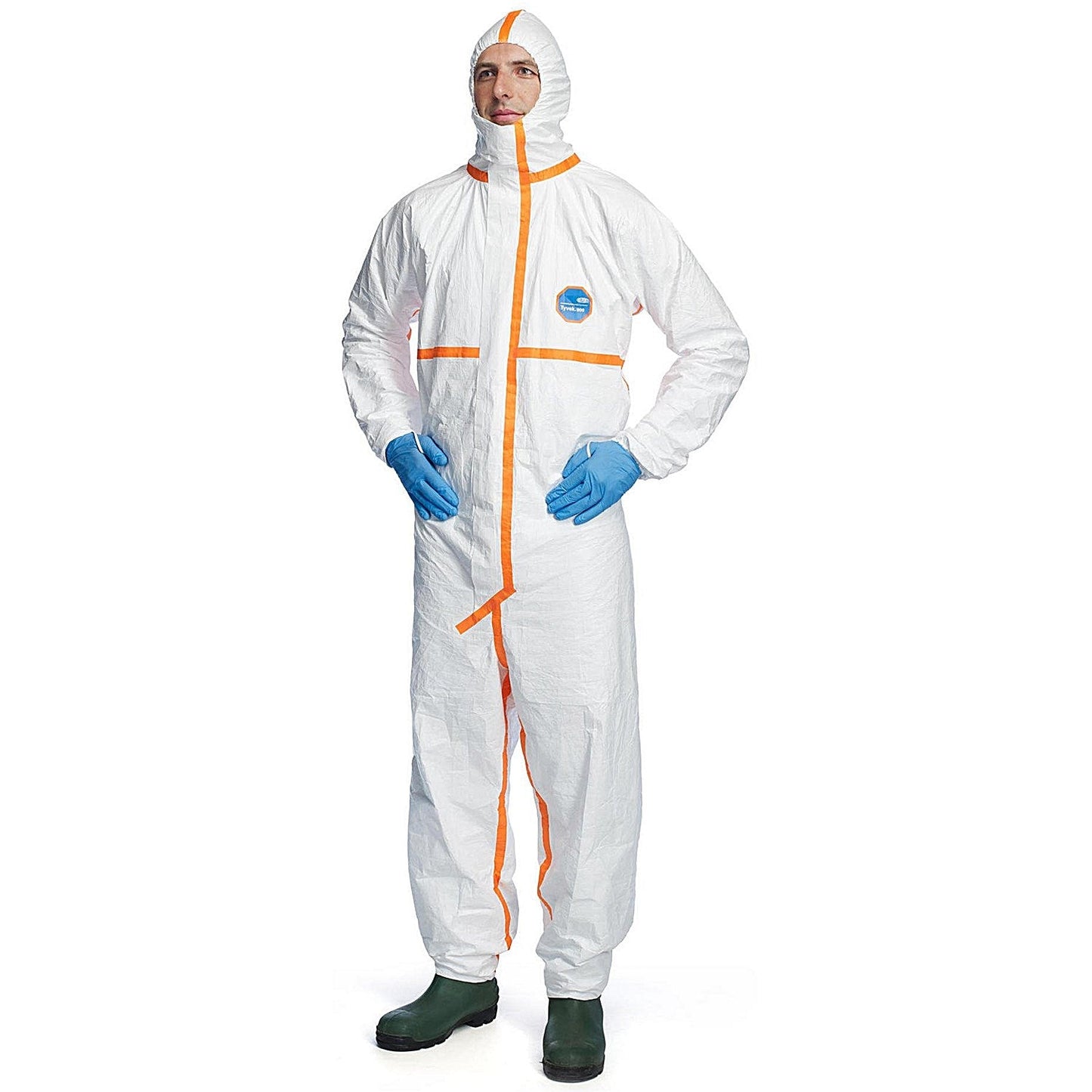 Tyvek 800J Hooded Coverall, White, 3XL Easy2Order : TBSH800JXXXL