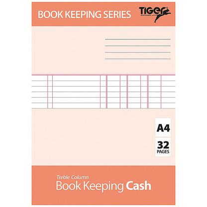Book Keeping Cash Book A4 (6 Pack) 302299