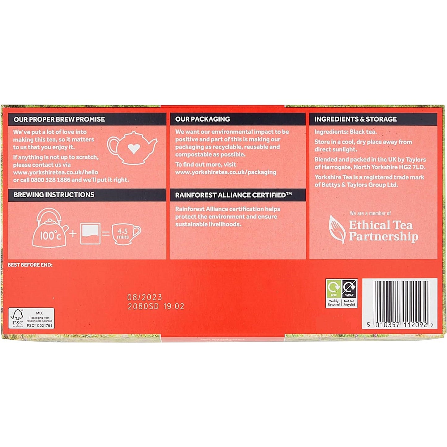 Yorkshire Tea Bags, Pack of 160