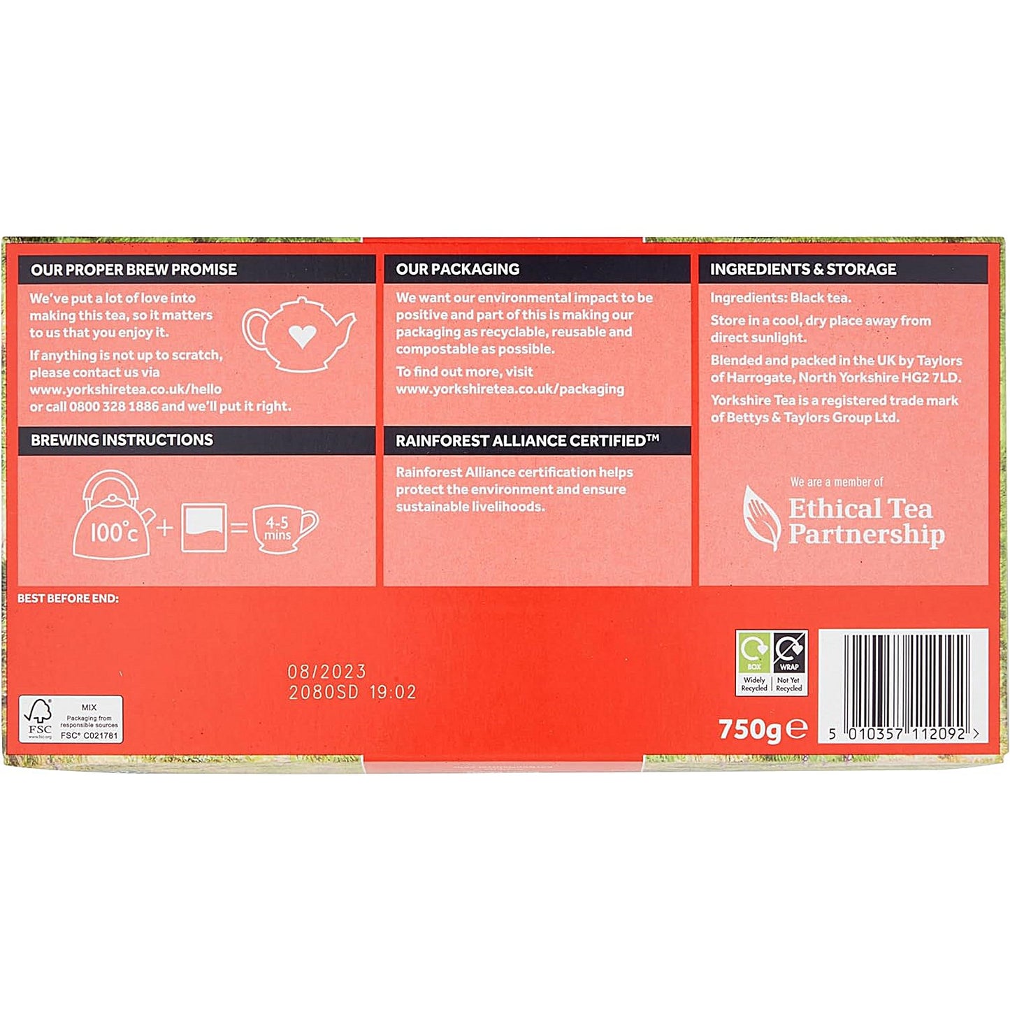 Yorkshire Tea Bags, Pack of 240