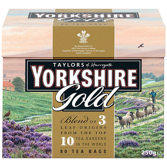 Yorkshire Tea Gold Tea Bags, Pack of 80