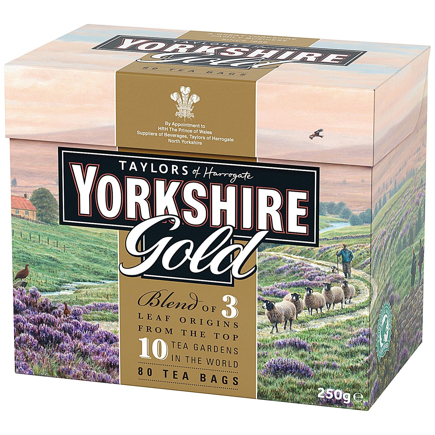 Yorkshire Tea Gold Tea Bags, Pack of 80