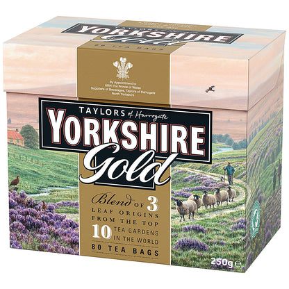 Yorkshire Tea Gold Tea Bags, Pack of 80