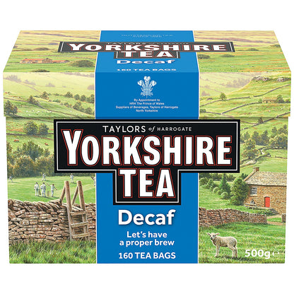 Yorkshire Decaff Tea Bags, Pack of 160