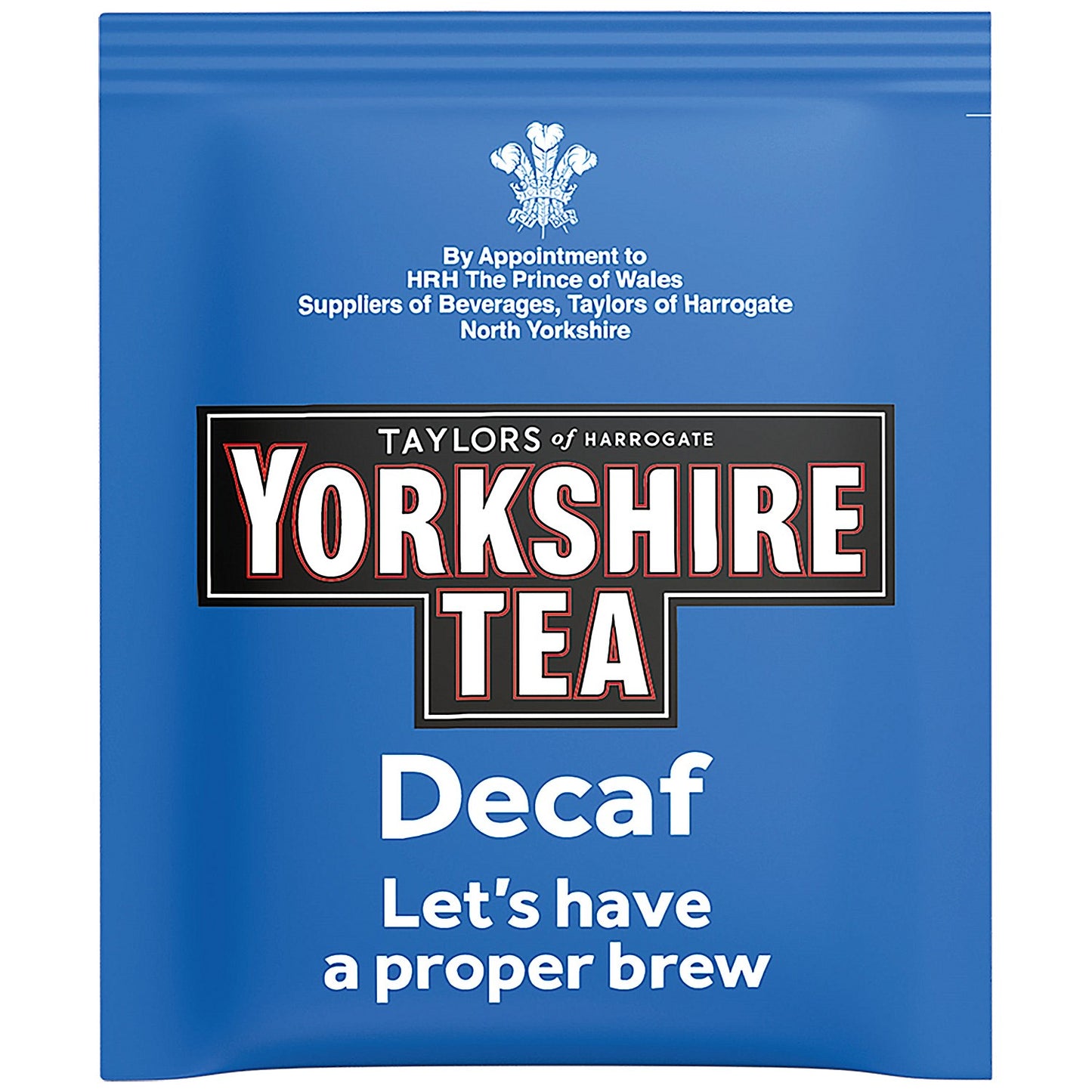 Yorkshire Tea Decaffeinated Tagged and Enveloped Tea Bags, Pack of 200