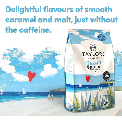 Taylors of Harrogate Decaffeinated Roast and Ground Coffee, 200g