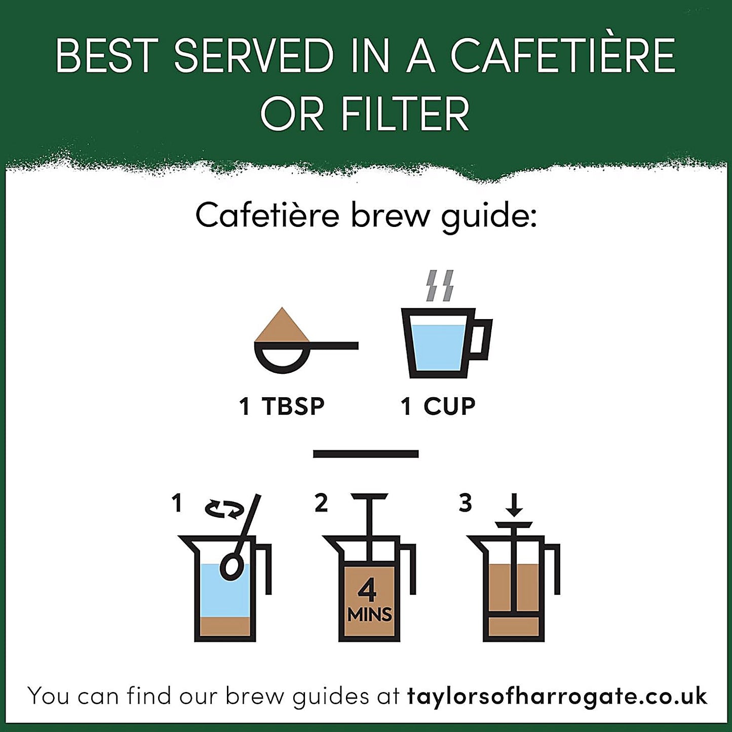 Taylors of Harrogate Decaffeinated Roast and Ground Coffee, 200g