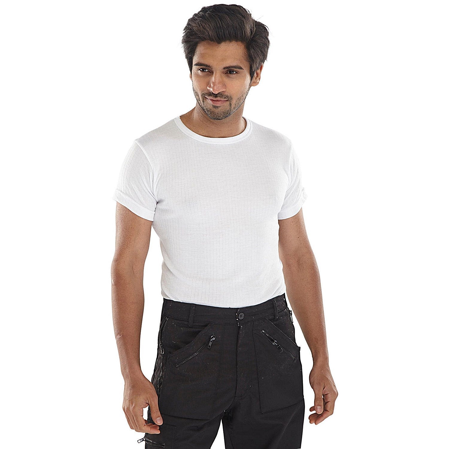 Beeswift Short Sleeve Thermal Vest, White, Large Easy2Order : THVSSWL