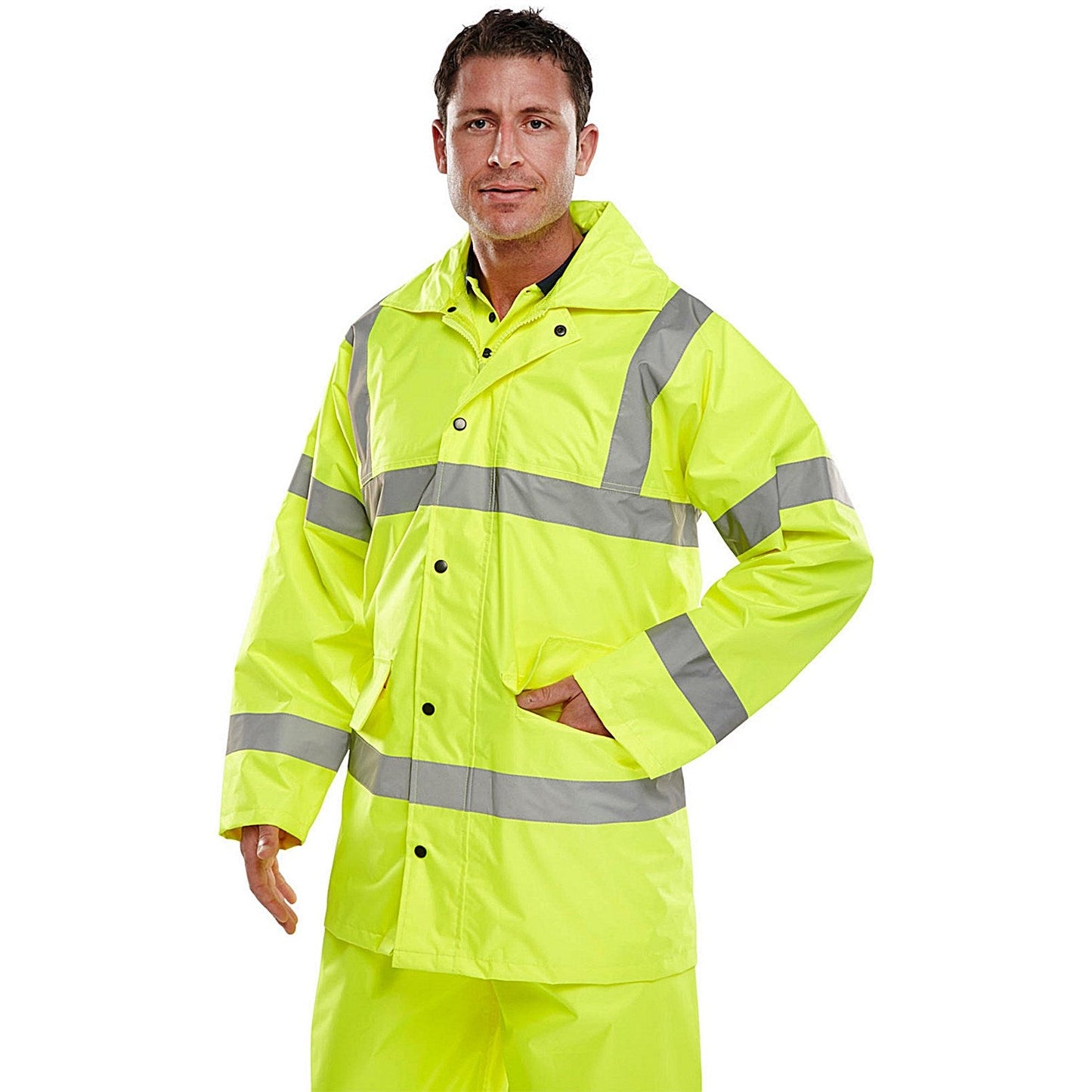 Beeswift Lightweight En471 Jacket, Saturn Yellow, Large