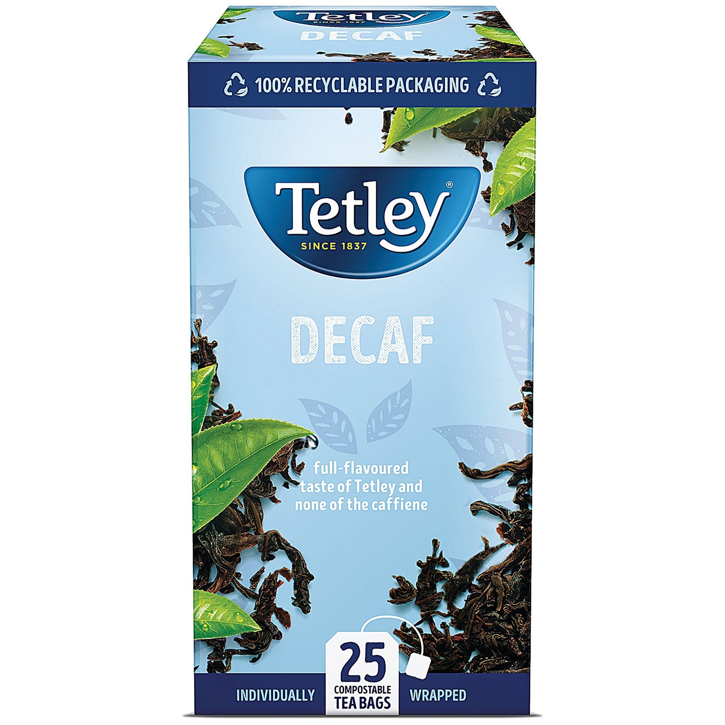 Tetley Fruit and Herbal Tea Bags Variety Pack, 6 Varieties, Pack of 150