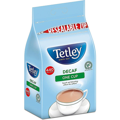Tetley One Cup Decaffeinated Tea Bags, Pack of 440