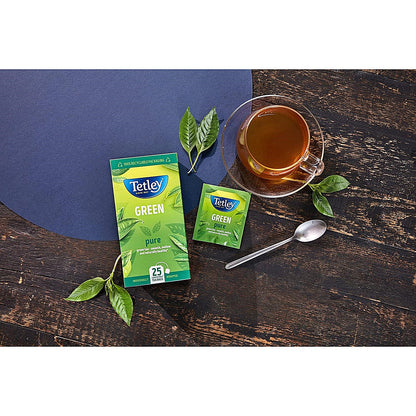 Tetley Pure Green Tea, Pack of 25