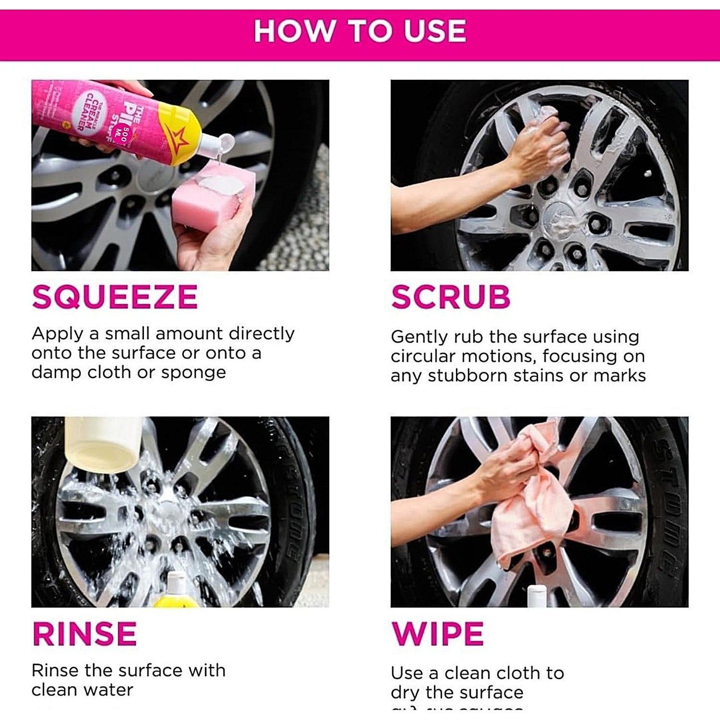 The Pink Stuff Cream Cleaner 500ml (Pack of 12)