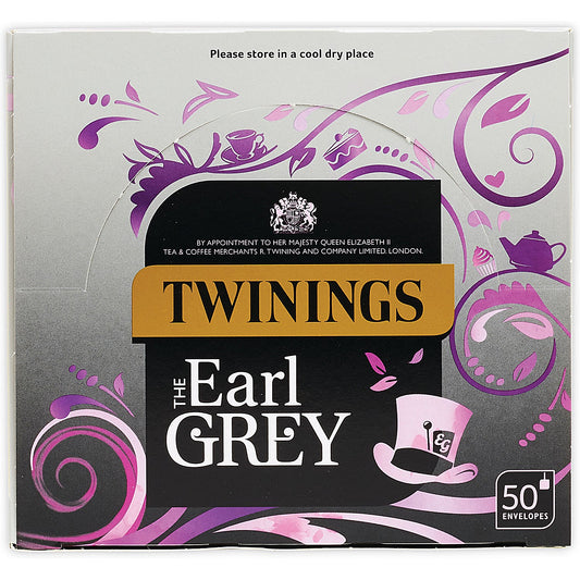 Twinings Earl Grey Envelope Tea Bags, Pack of 50