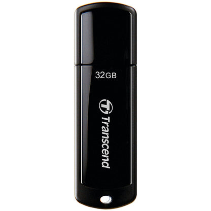 Transcend JetFlash 700 USB Flash Drive, 32GB, USB 3.0, Black