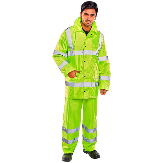 Beeswift Lightweight En471 En343 Suit, Saturn Yellow, 2XL Easy2Order : TS8SYXXL