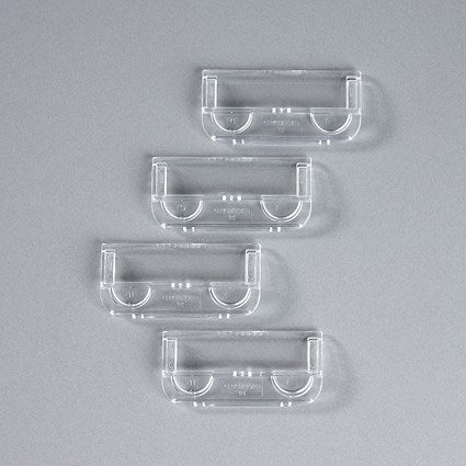 Rexel Cyrstalfile Classic and Extra Suspension File Tabs, Clear, Pack of 50
