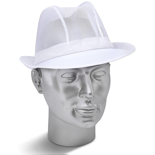 Beeswift Trilby Hat, White, Large