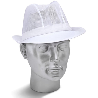 Beeswift Trilby Hat, White, Large
