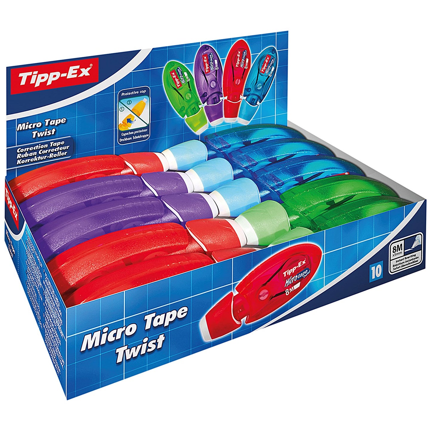 Tippex Micro Twist Correct Tape (10 Pack)