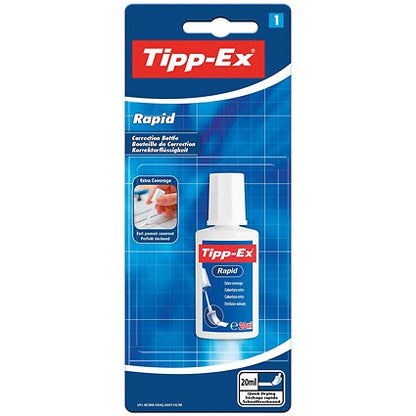 Tipp-Ex Rapid Correction Fluid, 20ml, Single