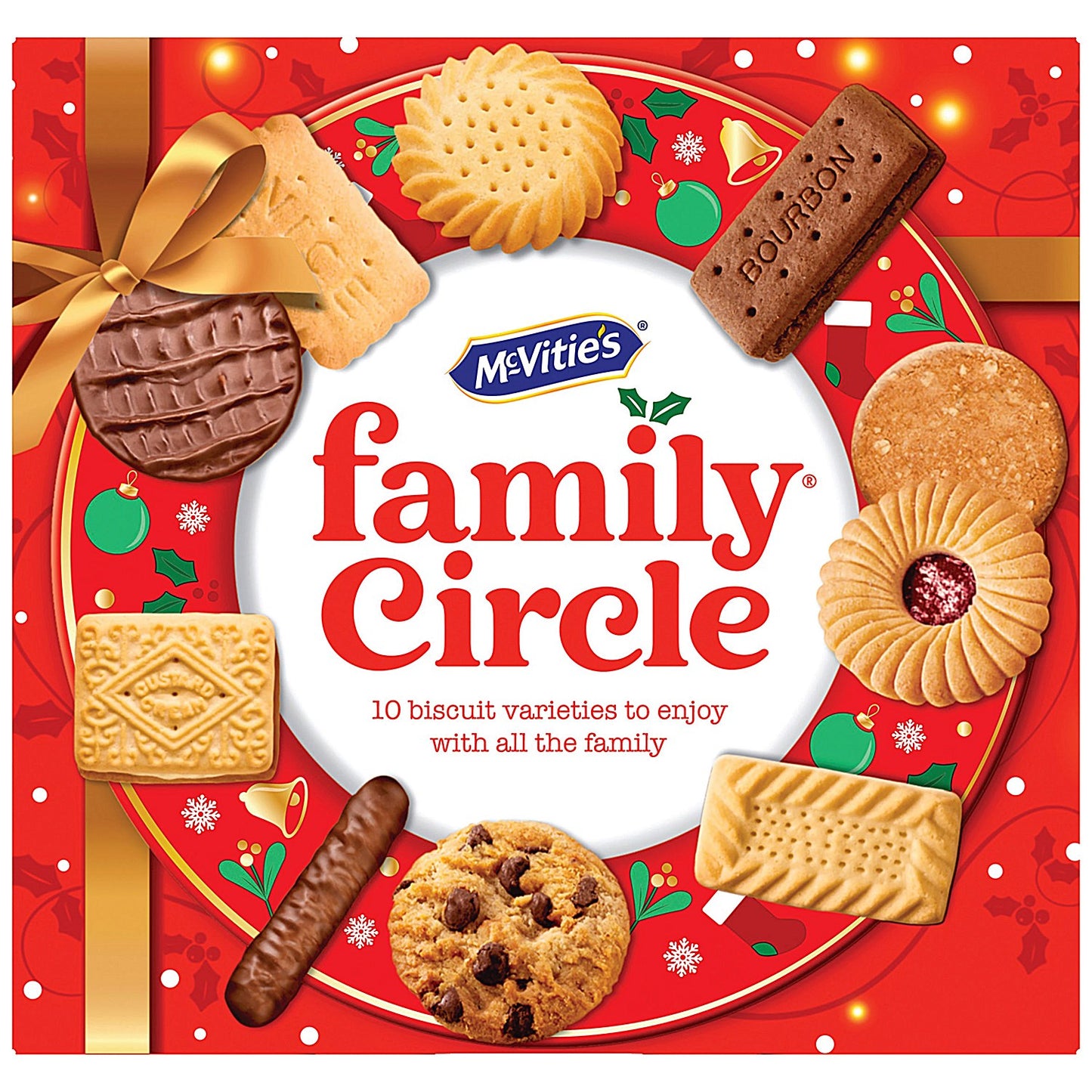 McVities Family Circle Sweet Biscuit Assortment, 400g