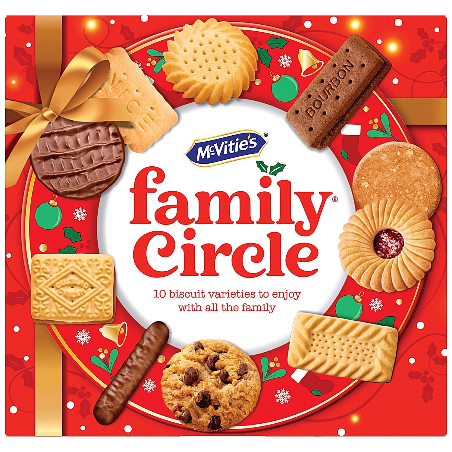 McVities Family Circle Sweet Biscuit Assortment, 400g
