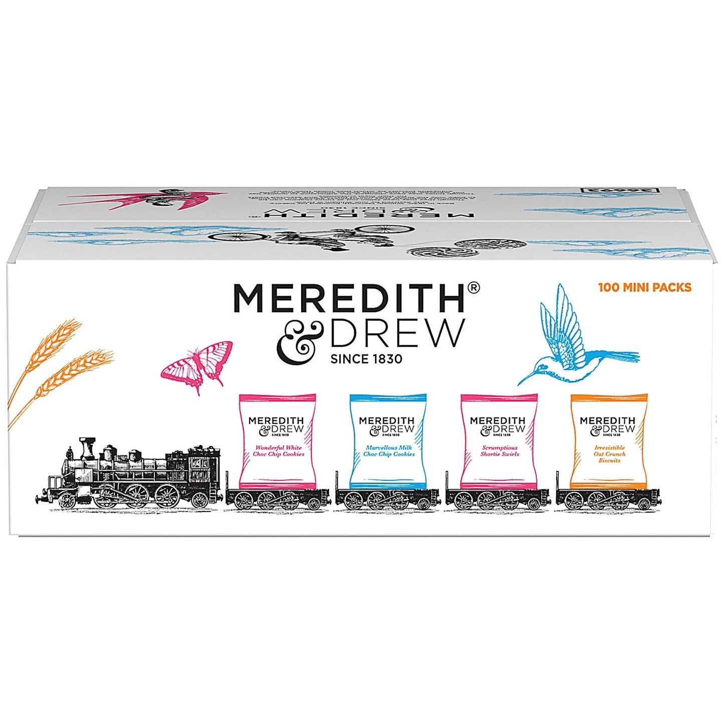 Meredith & Drew Twin Biscuits Variety Pack, Pack of 100