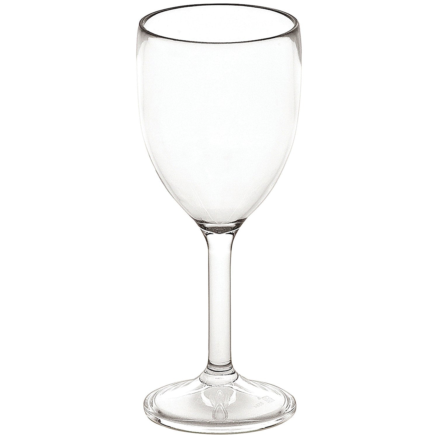 Everyday Polycarbonate Wine Glass, 265ml, Clear, Pack of 6 Easy2Order : UP00246