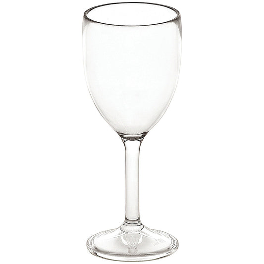 Everyday Polycarbonate Wine Glass, 265ml, Clear, Pack of 6 Easy2Order : UP00246