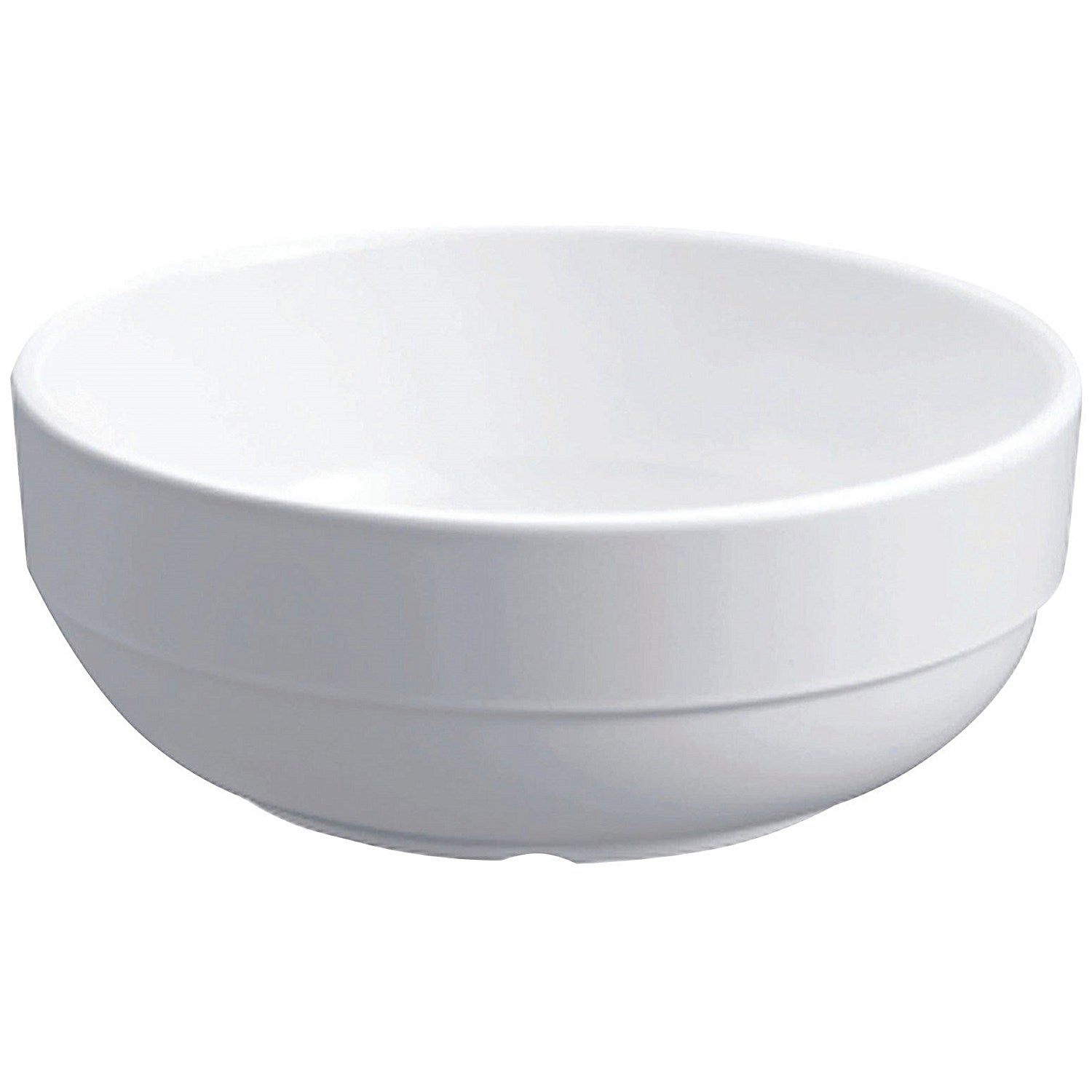Melamine Glazed Bowl, 5.5 Inch/14cm, White, Pack of 6 Easy2Order : UP00262