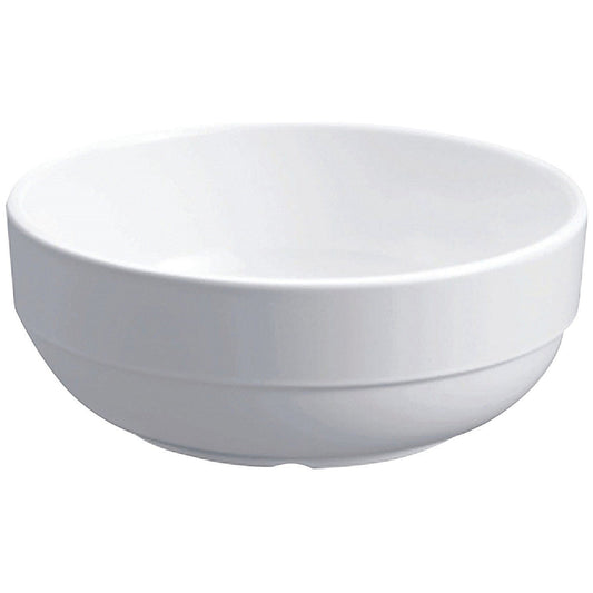 Melamine Glazed Bowl, 5.5 Inch/14cm, White, Pack of 6 Easy2Order : UP00262