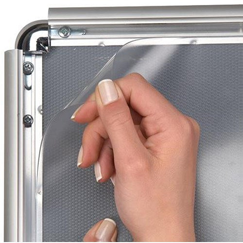 Stewart Superior Snap Frame, A2, Non-Glass, Chrome