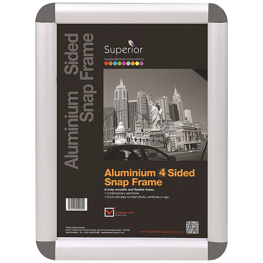 Stewart Superior Snap Frame, A4, Non-Glass, Grey Easy2Order : UP30229