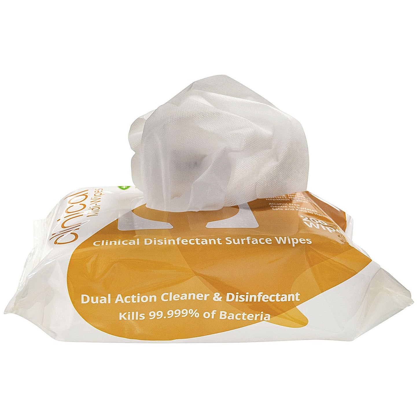 Uniwipe Clinical Midi Wipes, 200 Wipes Per Pack