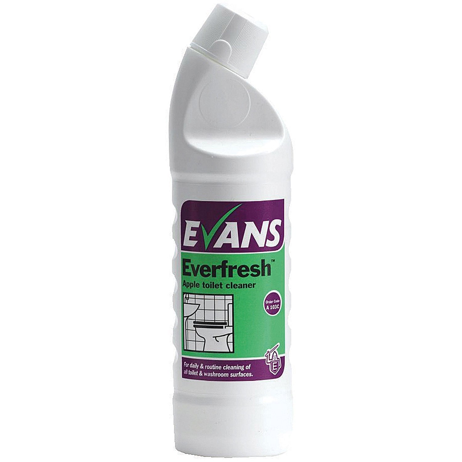 Evans Everfresh Apple Toilet Cleaner, 1 Litre Easy2Order : VA00137