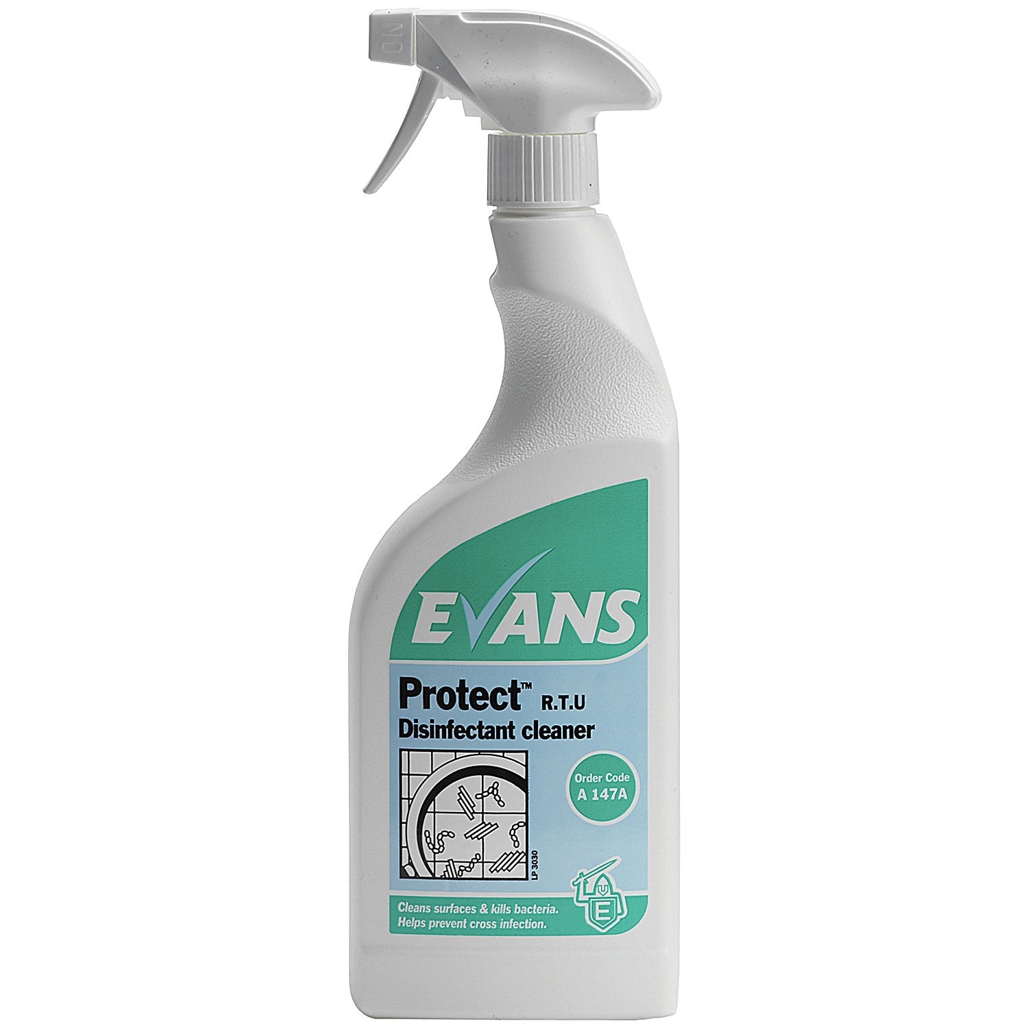 Evans Protect Disinfectant Cleaner Spray, 750ml, Pack of 6 Easy2Order : VA00347