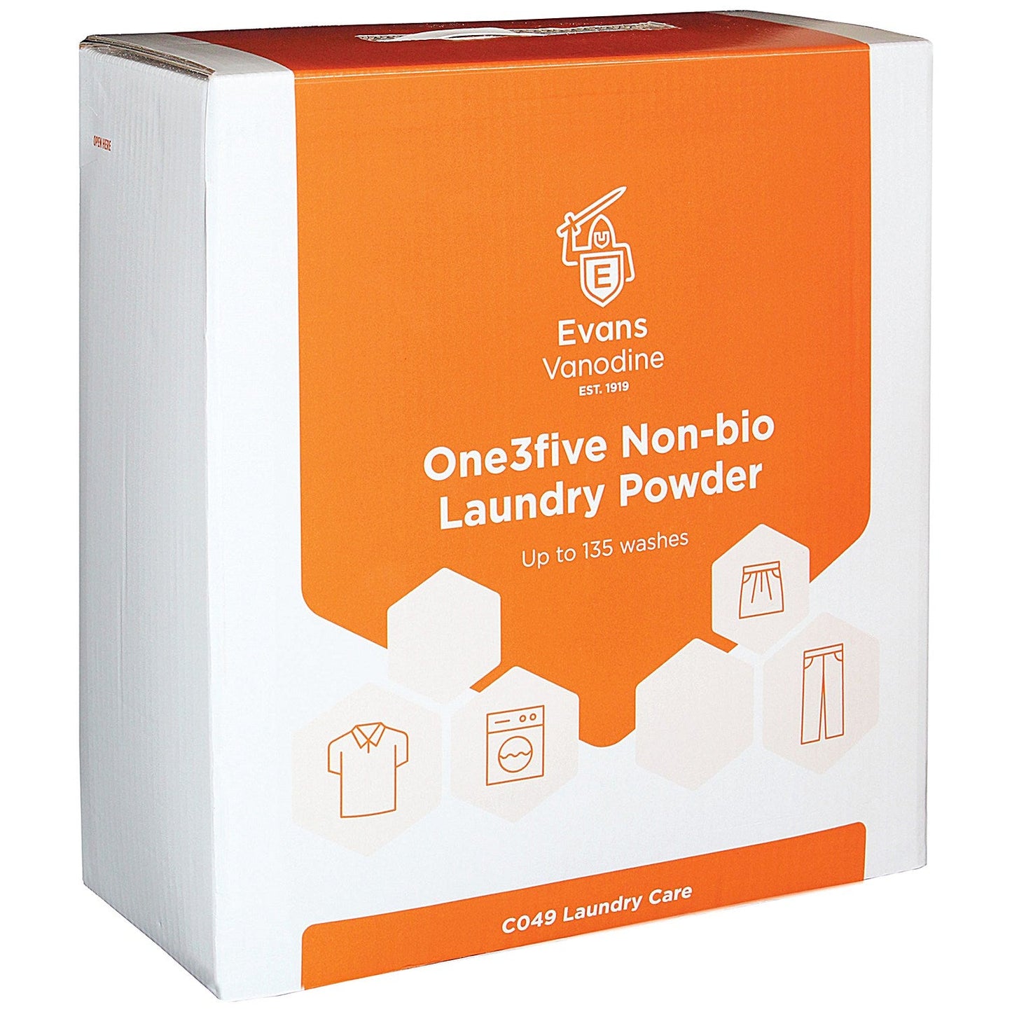 Evans One3Five Non-Bio Laundry Powder, 135 Washes Easy2Order : VA00487