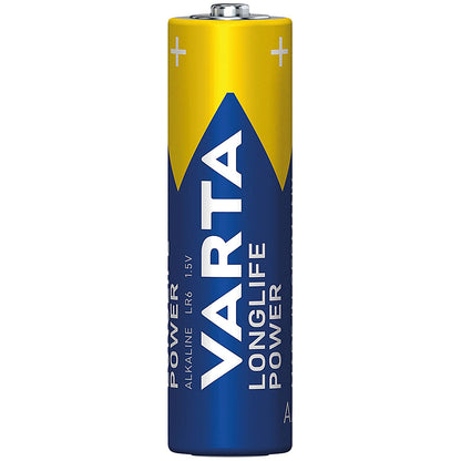 Varta Longlife Power AA 1.5V Alkaline Batteries, Pack of 24