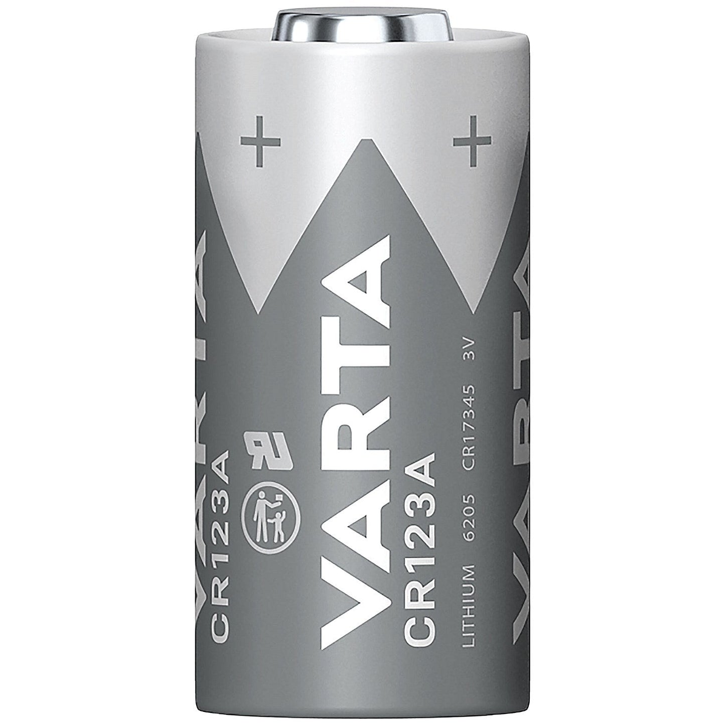 Varta Lithium Batteries CR123A/CR17345 3V Cylindrical, Pack of 10