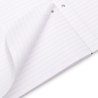 Rhino Recycled Refill Pad, A4, Ruled with Margin, 320 Pages, Kraft, Pack of 3