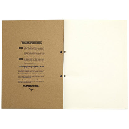 Rhino Recycled Refill Pad, A4, Ruled with Margin, 320 Pages, Kraft, Pack of 3