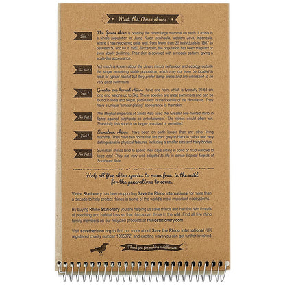 Rhino Recycled Shorthand Notebook, 200x127mm, Ruled, 160 Pages, Pack of 10