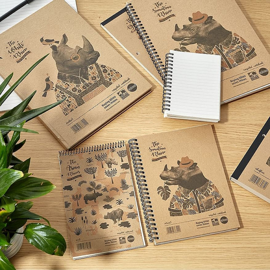Rhino Recycled Shorthand Notebook, 200x127mm, Ruled, 160 Pages, Pack of 10