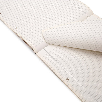 Rhino Recycled Refill Pad, A4, Ruled with Margin, 160 Pages, Kraft, Pack of 5