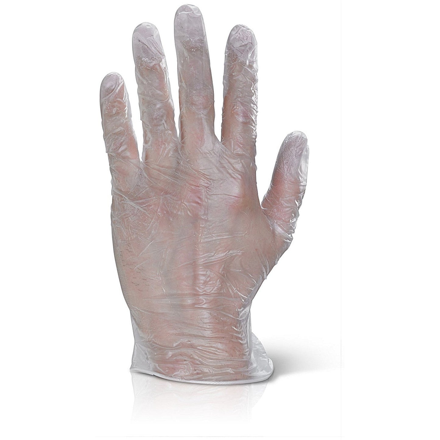 Beeswift Vinyl Examination Gloves, Clear, XL, Pack of 1000
