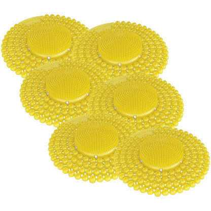 P-Screen Triple Action 60-Day Urinal Mat, Mango, Pack of 6