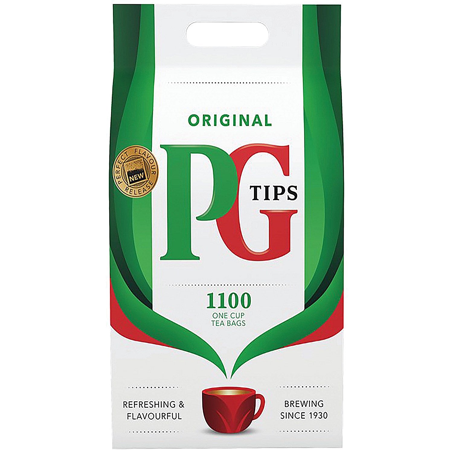 PG Tips One Cup Square Teabags, Pack of 1100