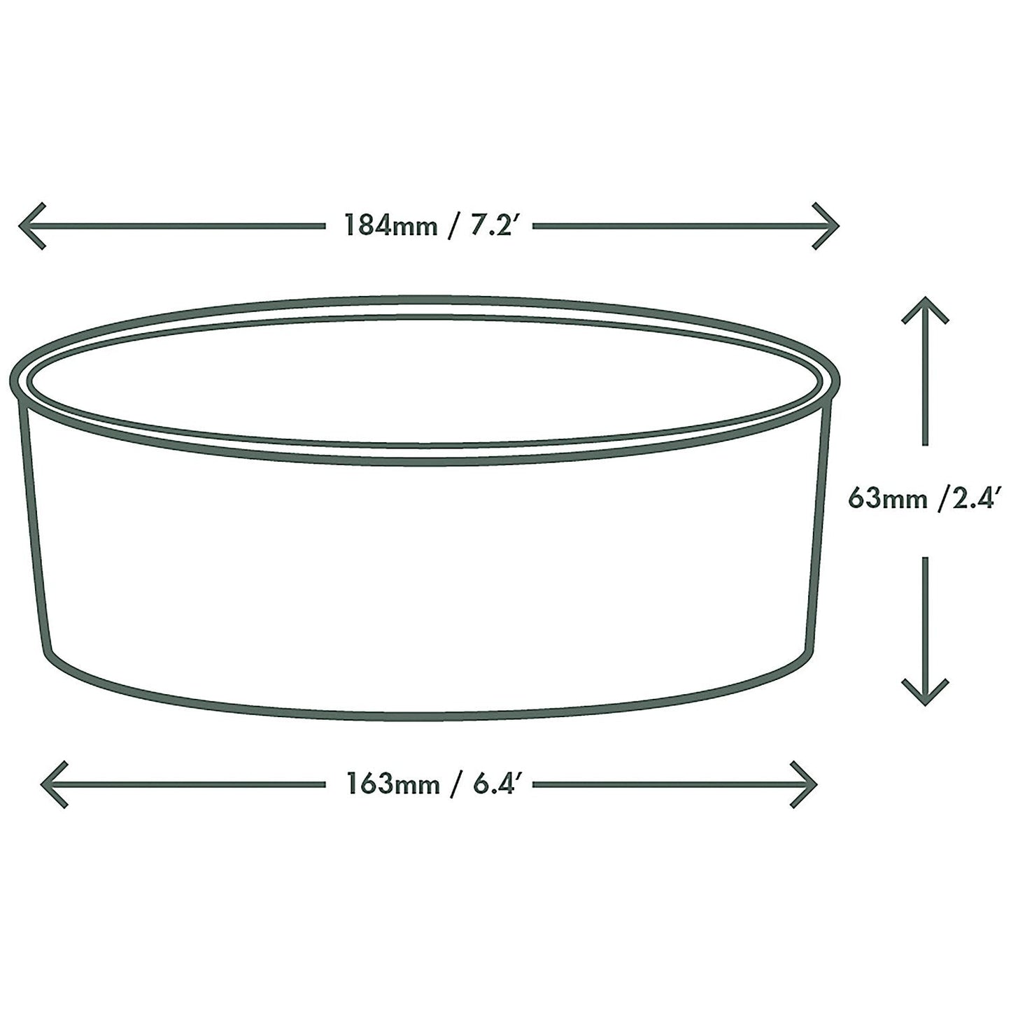 Vegware Bon Appetit Food Bowl, 909ml, White, Pack of 300