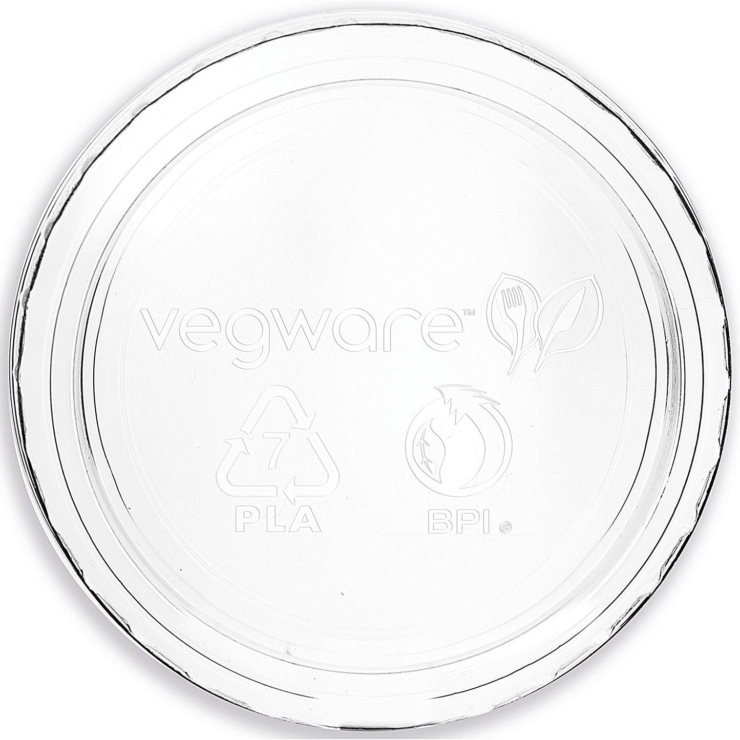 Vegware Portion Pot Lid, 113ml and 56ml, Clear, Pack of 2000